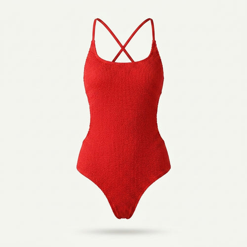THE CÔTE D'AZUR RIBBED MAILLOT